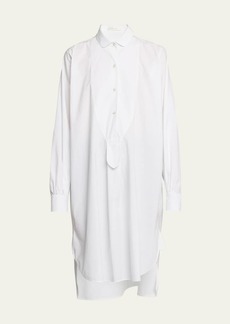 THE ROW Cosy Long Button-Front Shirt