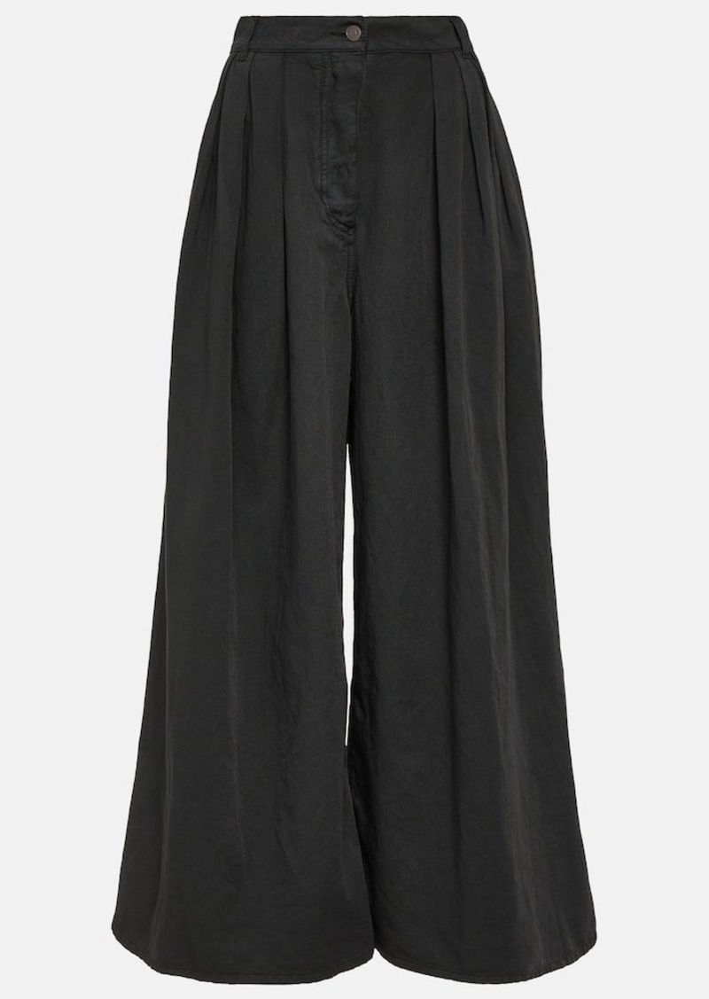 The Row Criselle high-rise wide-leg jeans