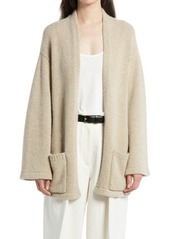 The Row Cukoo Cashmere & Sable Knit Cardigan in Beige at Nordstrom