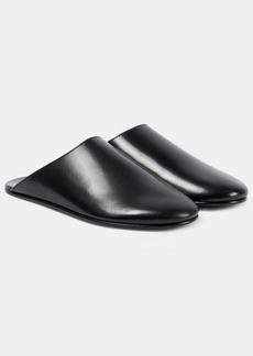 The Row Dante leather mules