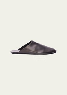 THE ROW Dante Leather Slide Mules
