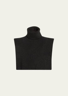 THE ROW Emmit Turtleneck Scarf Cashmere Collar