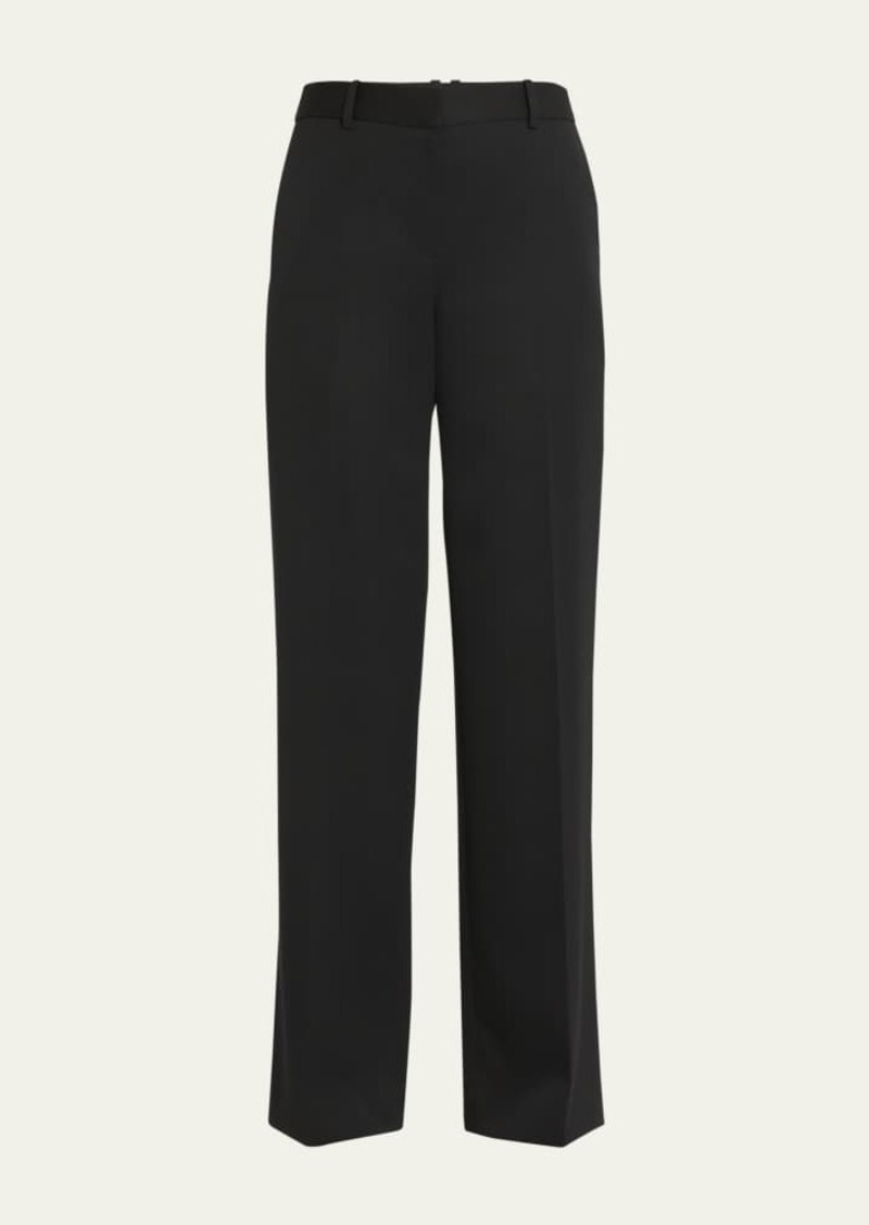 THE ROW Encore Straight Leg Wool Pants