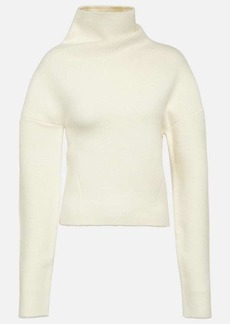 The Row Enoch asymmetric wool turtleneck sweater