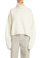 The Row Ezio Merino Wool & Cashmere Turtleneck Sweater