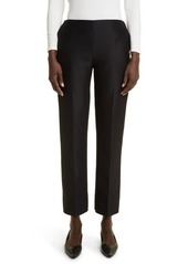 The Row Flame Straight Leg Wool & Silk Pants