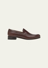 THE ROW Flynn Leather Slip-On Loafers
