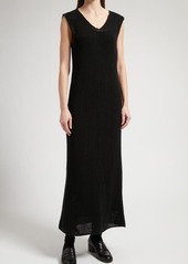 The Row Folosa Sleeveless Mulberry Silk Maxi Sweater Dress