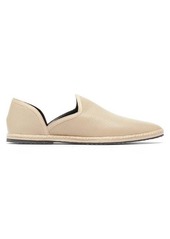 The Row Friulane grained-leather slipper flats