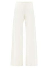 The Row Gala high-rise cady wide-leg trousers