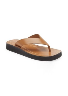 The Row Ginza Wedge Flip Flop