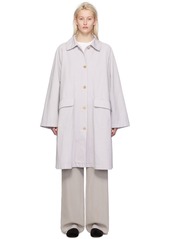 The Row Gray Garth Trench Coat