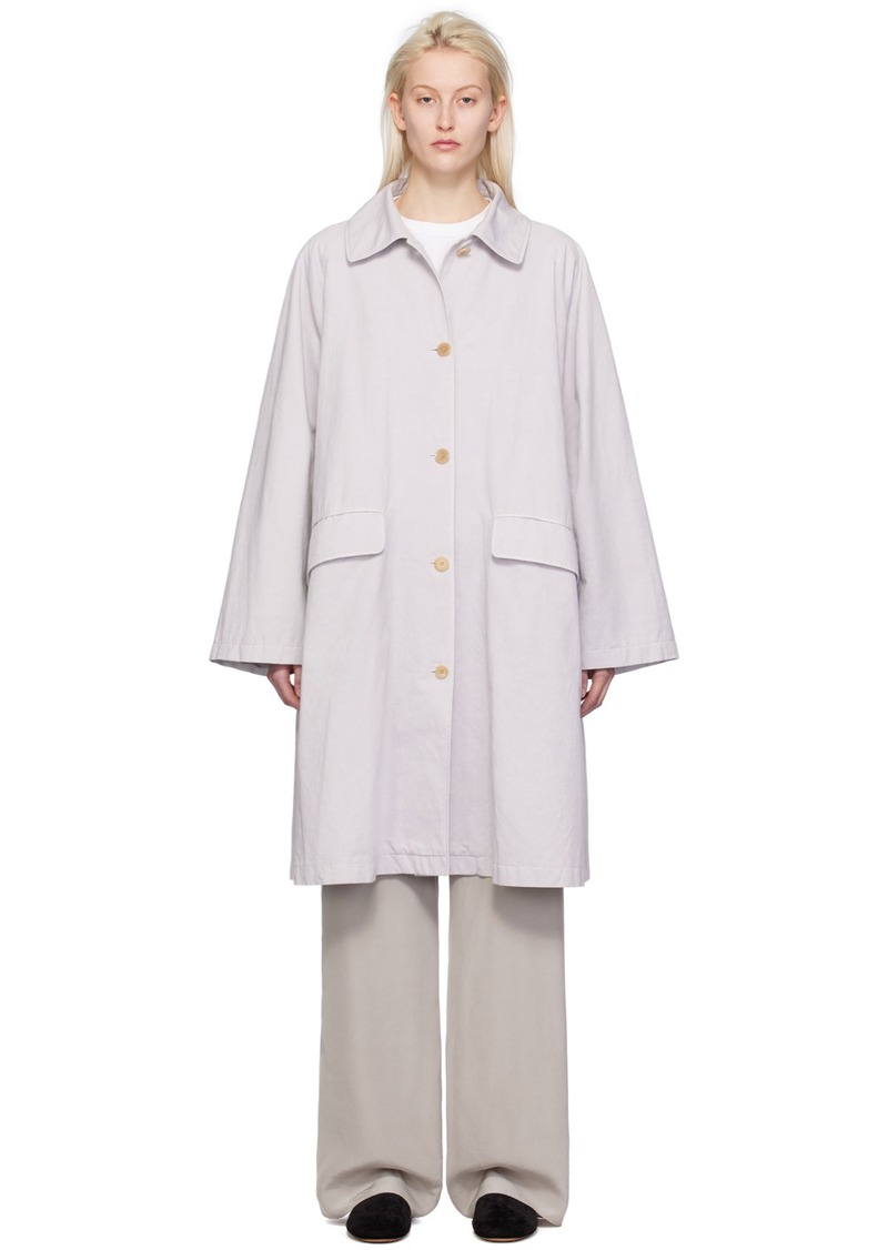 The Row Gray Garth Trench Coat