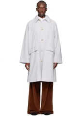 The Row Gray Garth Trench Coat