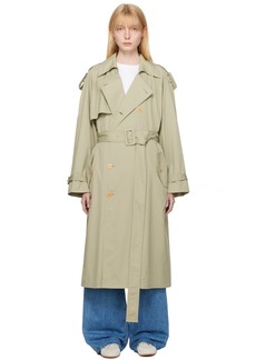 The Row Green June Trench Coat