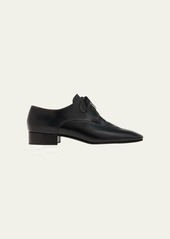 THE ROW Kay Leather Oxford Loafers