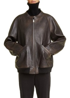 The Row Kengia Leather Jacket