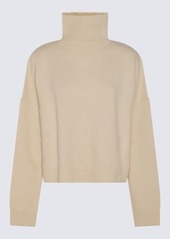 THE ROW LIGHT IVORY WOOL TOP