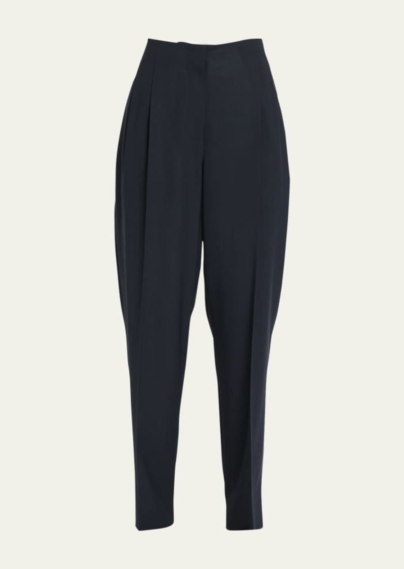 THE ROW Lonan Straight Leg Wool Pants