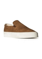The Row Marie H Suede Slip-On Sneaker in Caramel at Nordstrom