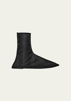 THE ROW Mesh Sock Ankle Boots