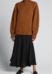 THE ROW Miliana Wool-Cashmere Turtleneck Sweater