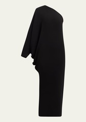 THE ROW Mono One-Shoulder Dolman-Sleeve Maxi Dress
