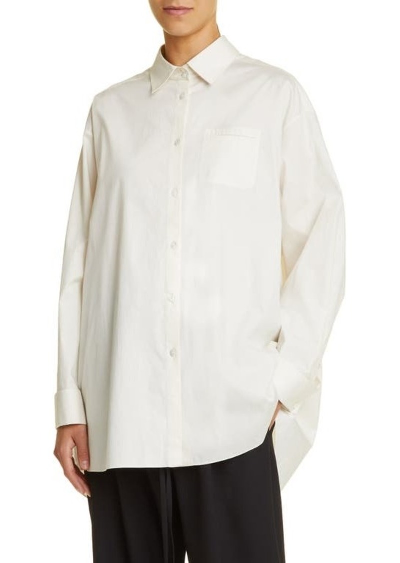 The Row Moon Cotton Button-Up Shirt