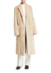 THE ROW Muto Mink Fur Trench Coat