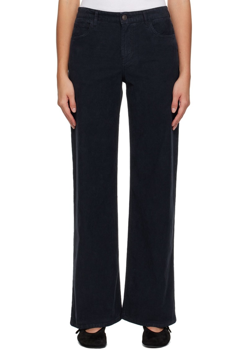 The Row Navy Eglitta Trousers