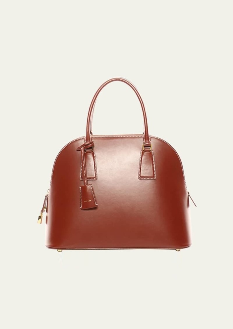 THE ROW Nina Top-Handle Bag in Leather