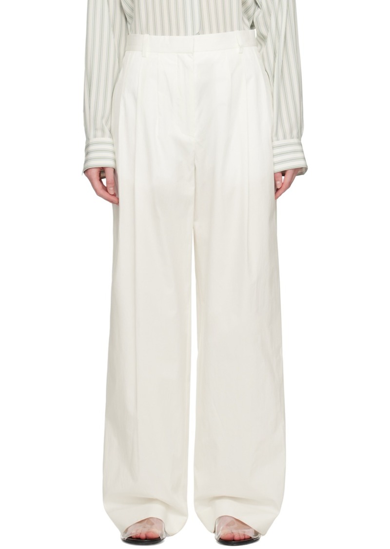 The Row Off-White Bufus Trousers