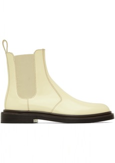 The Row Off-White Elastic Ranger Boots