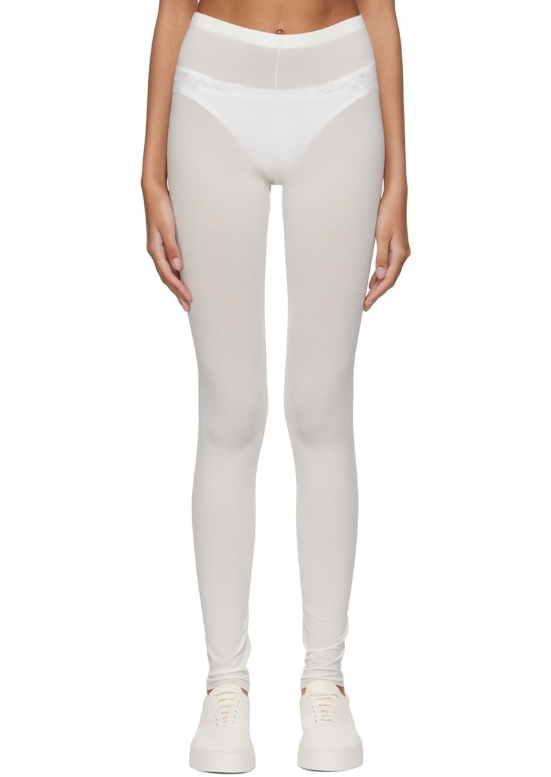 The Row Off-White Fraidy Lounge Pants