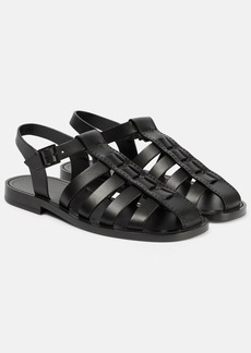 The Row Pablo leather sandals