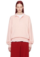 The Row Pink Joyce Polo