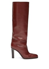 The Row Piped knee-high leather boots