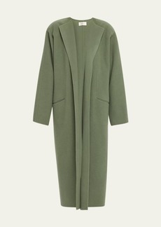 THE ROW Priske Collarless Cashmere Coat