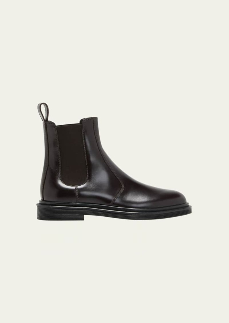 THE ROW Ranger Patent Leather Chelsea Boots