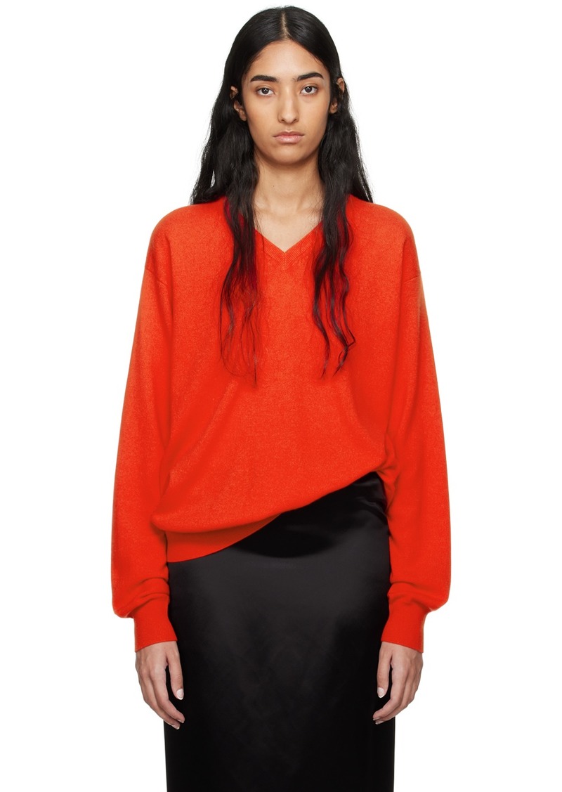 The Row Red Gracy Sweater