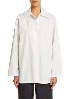 The Row Rigel Oversize Cotton Button-Up Shirt