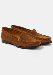 The Row Ruth suede loafers