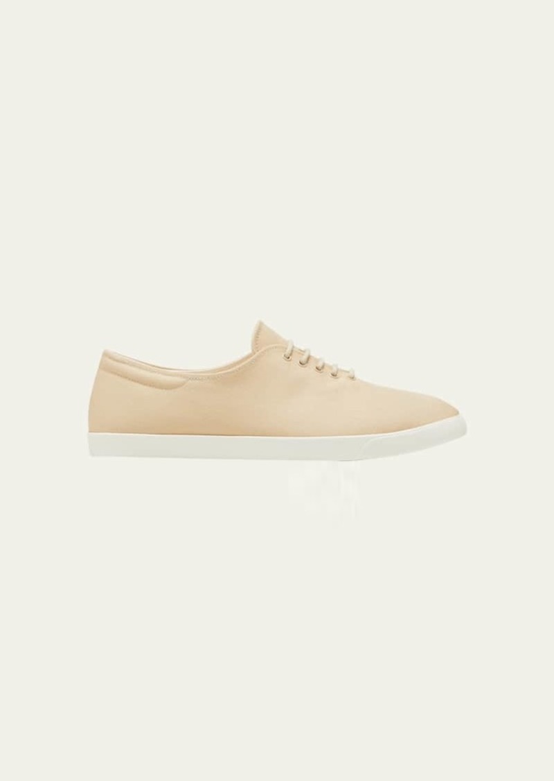 THE ROW Sam Canvas Low-Top Sneakers