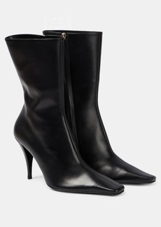 The Row Shrimpton leather ankle boots