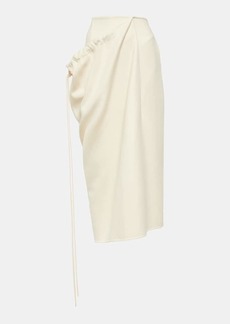 The Row Silon cashmere maxi skirt