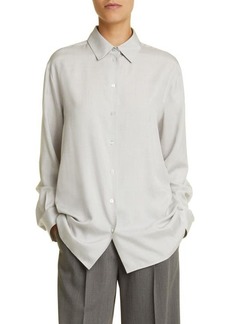The Row Sisilia Silk Button-Up Shirt