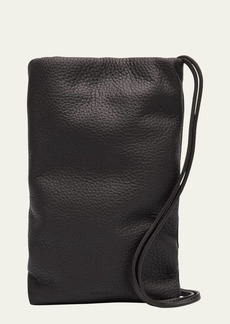 THE ROW Small Bourse Phone Case Crossbody Bag in Deerskin Leather
