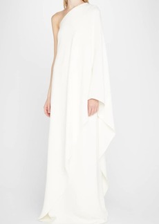 THE ROW Sparrow Draped One-Shoulder Silk Gown