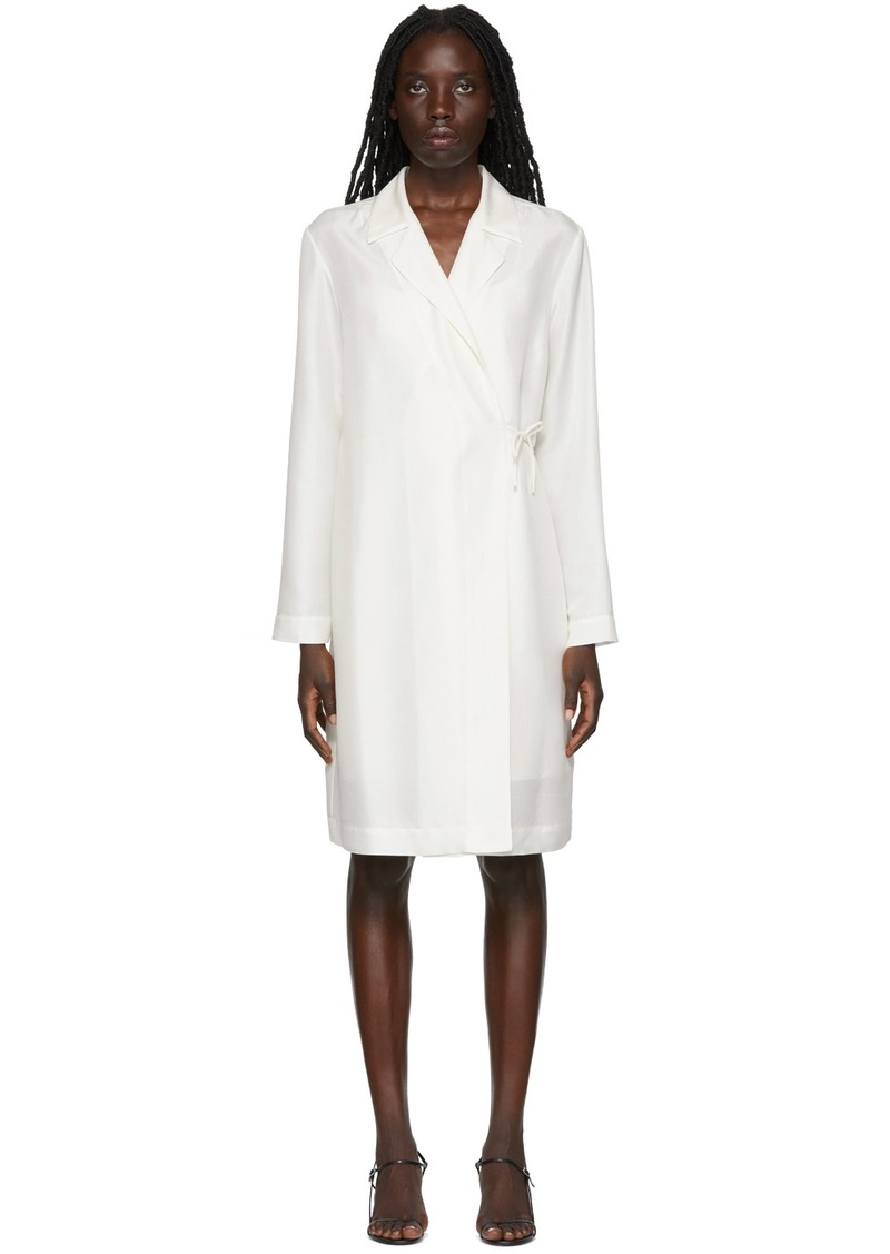 The Row SSENSE Exclusive White Pura Coat