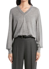 The Row Stockwell V-Neck Cashmere Sweater